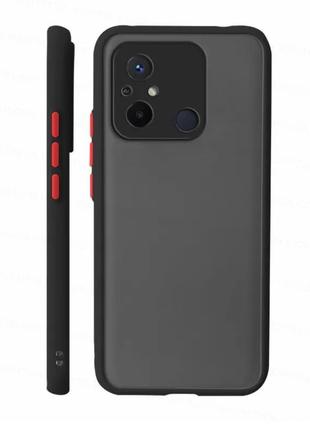 Чехол матовый smoke case для xiaomi redmi 12c