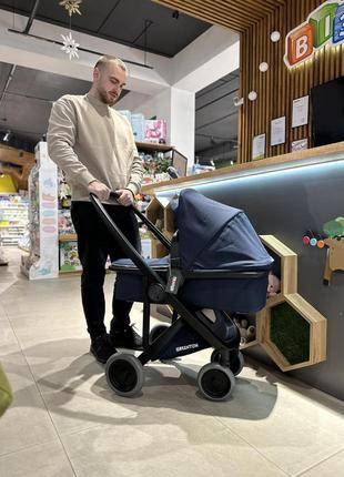 Люлька greentom carrycot з blue