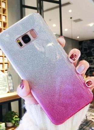 Силіконовий чохол градієнт блиск для samsung galaxy s6 g920f