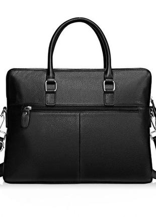 Мужская офисная сумка из натуральной кожи, мужской кожаный деловой портфель для документов2 фото
