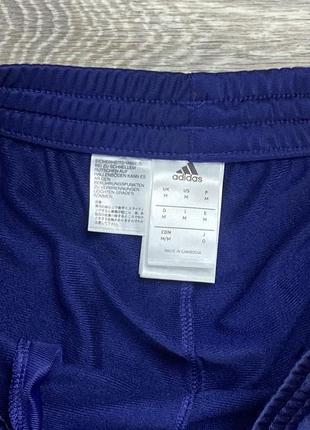 Adidas штаны m размер спортивные на манжете синие оригинал4 фото