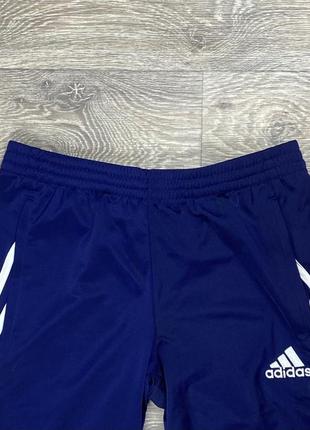 Adidas штаны m размер спортивные на манжете синие оригинал3 фото