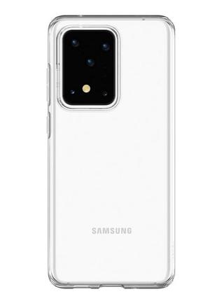 Прозрачный силиконовый чехол для samsung galaxy s20 ultra2 фото