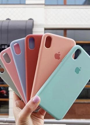 Чехол-накладка silicone case для apple iphone  xs max4 фото