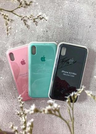 Чехол-накладка silicone case для apple iphone  xs max2 фото