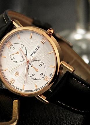 Мужские кварцевые часы yazole, брендовые наручные часы для мужчин8 фото