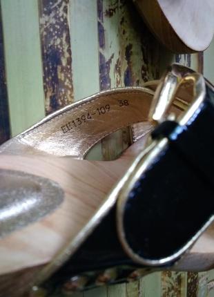 Шикарные сабо ellenka на деревянном каблуке 38 р9 фото