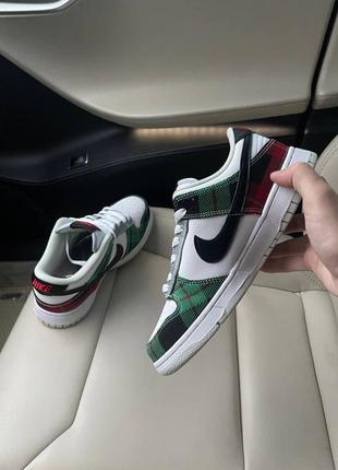 Кроссовки nike dunk tartan plaid