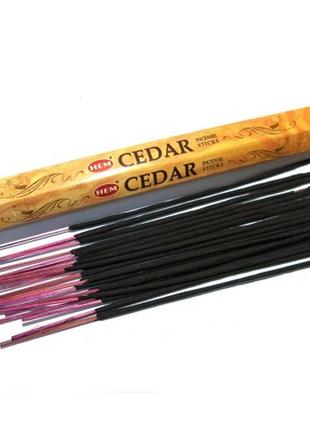 Благовонія cedar (кедр)(hem) шестигранник 20 шт/уп