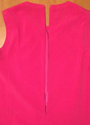👗 eur 36 яскраво-рожеве коротка сукня без рукава прямого фасону2 фото