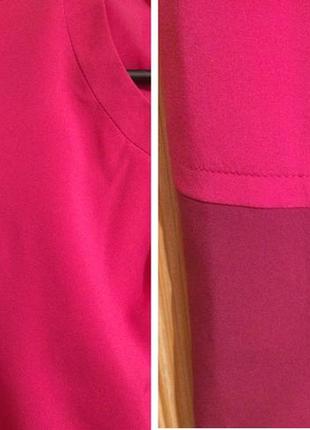 👗 eur 36 яскраво-рожеве коротка сукня без рукава прямого фасону5 фото