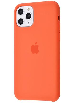 Чехол для iphone 11 pro silicone case (абрикосовый)