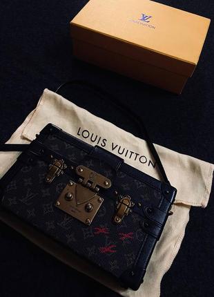 Сумка louis vuitton limited edition monogram canvas petite malle bag оригинал