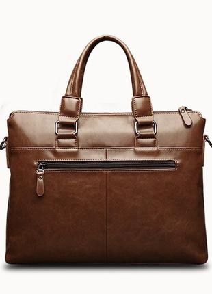 Мужской портфель для документов, стильная офисная сумка для мужчин6 фото
