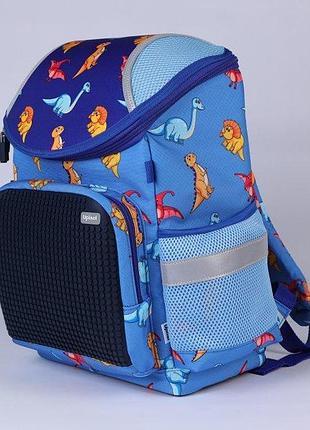 Рюкзак upixel super class school dinosaur 29 x 38 x 20 см 22 л синій (wy-a019m)