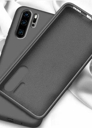 Чохол-бампер silicone cover з мікрофіброю для samsung galaxy a50/a50s/a30s