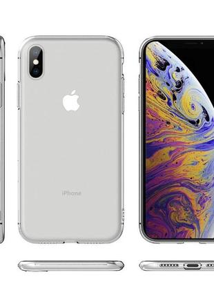 Прозорий силіконовий чохол для iphone xr3 фото