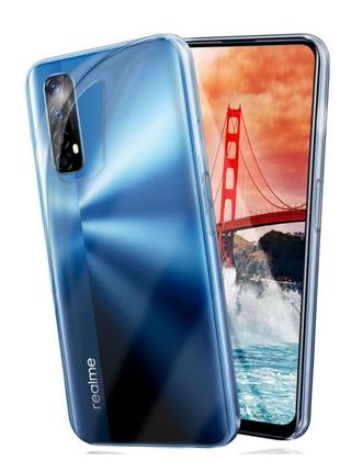 Прозорий силіконовий чохол для realme 7