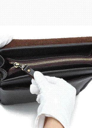 Мужская офисная сумка для документов polo, качественный деловой портфель для мужчин поло, коричневый9 фото