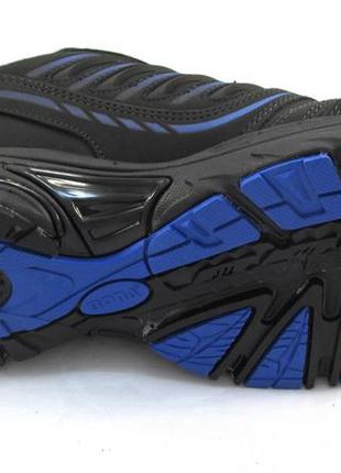 (р.47,48) кроссовки мужские bona черно-синие (бона)9 фото