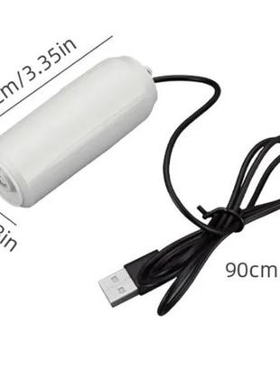 Миниатюрный кислородный usb компрессор для аквариума2 фото