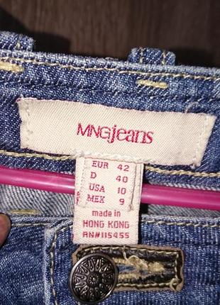 Бриджи капри шорты брюки mngjeans джинсовые женские 46 - 483 фото