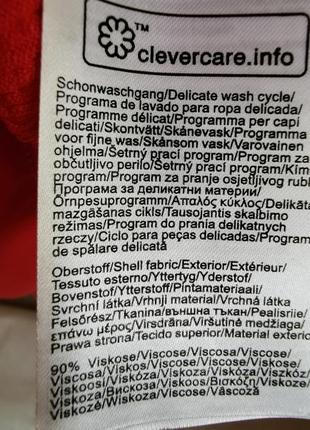 Яскрава подовжена футболка блузка з віскози німеччина4 фото