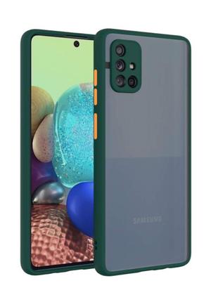 Чехол матовый smoke case для samsung galaxy a71 (sm-a715f)