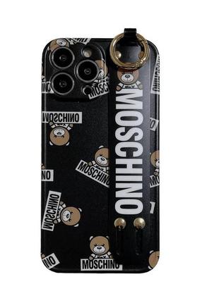 Чохол для iphone case moschino black