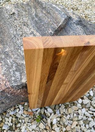 Кухонная деревянная разделочная доска дуб, доска кухонная фигурная из дуба для кухни6 фото