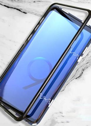 Магнитный чехол со стеклянной задней панелью для samsung galaxy s103 фото