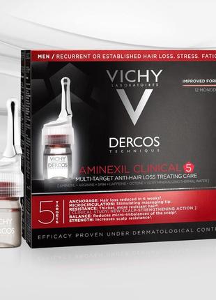 Vichy dercos aminexil clinical 5 засіб проти випадіння волосся