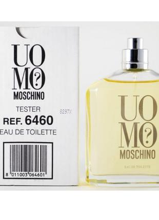 Оригинальный moschino uomo 125 ml tester (москино умо) туалетная вода