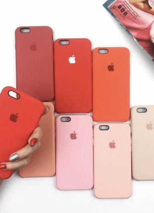 Чохол-накладка silicone case для apple phone 6/ phone 6s4 фото