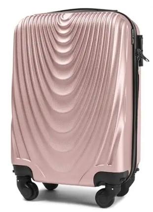Маленький дорожный пластиковый чемодан на колесиках wings чемодан мини бордо размер xs чемодан на колесиках7 фото