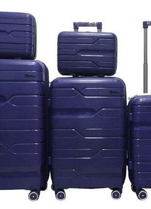 Большой дорожный чемодан полипропилен на 4 калесах milano чемодан l яркий желтый чемодан с расширением10 фото
