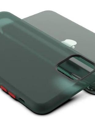 Чохол-накладка silicone matting silk для apple iphone pro 11
