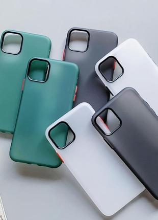 Чехол-накладка silicone matting silk для apple iphone 11 pro8 фото