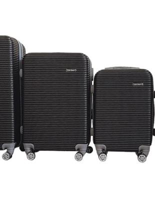 Пластиковый прочный чемодан дорожный на колесиках carbon 147 s цвет фиолетовый чемодан на 4 колесах маленький10 фото