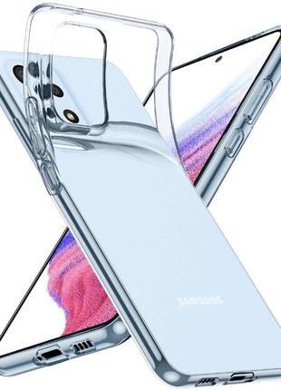 Силиконовый прозрачный чехол для samsung galaxy a53 5g (sm-a536)