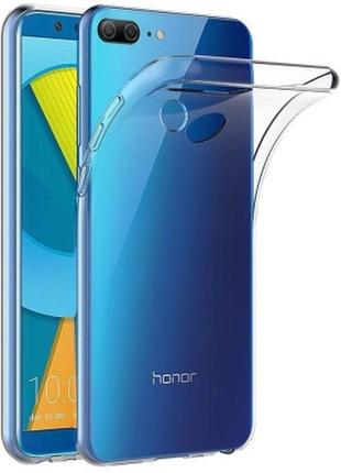 Силиконовый прозрачный чехол для honor 9 lite (lld-l31)1 фото