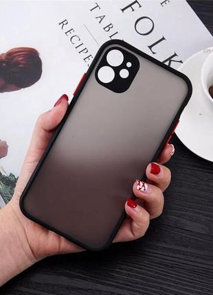 Чохол матовий smoke case для iphone 11