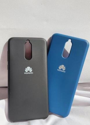 Чехол-бампер silicone cover с микрофиброй для huawei mate 10 lite(51091ygf)/nova 2i3 фото