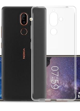 Силіконовий чохол для nokia 7 plus