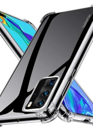 Противоударный прозрачный чехол для huawei p40 pro (51095exq)