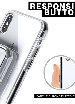 Прозрачный силиконовый чехол для iphone xs max3 фото