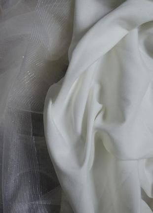 Фатинова спідниця молочного кольору2 фото