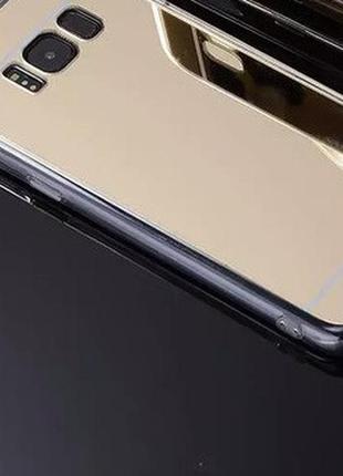 Зеркальный силиконовый чехол для samsung galaxy s8 plus (g955fd)