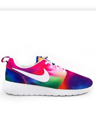 Летные  кроссовки, кросівки 38р nike roshe run rainbow оригинал