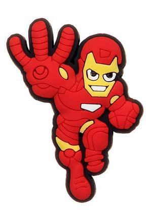 Джибитсы для кроксов md003 «железный человек-3» 1 шт.
